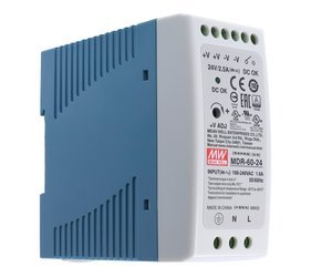 DIN rail power supply 24V 2.5A 60W MEAN WELL | MDR-60-24