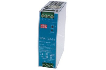 DIN slim 24V 5A 120W power supply for MEAN WELL | NDR-120-24