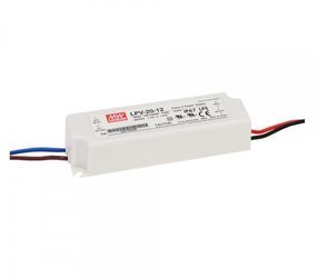 LED power supply 12V 1,67A 20W MEAN WELL | LPV-20-12