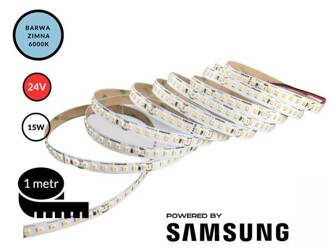 LED tape SMD 2835 | 24V | 6500K | 15W | 140LED | 10mm | 1m