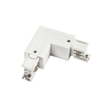 Left angle switch white - for 3-phase busbar