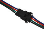 Connector 4-pin RGB LED strip | plug + socket