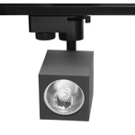CUBE bus luminaire black - adjustable, for 1-phase bus