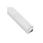 Aluminium LED profile for plasterboard + cover + end caps | 1m