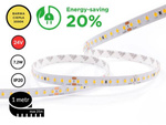 Taśma LED SMD 2835 | 3000K | 24V | 7,2W | 128LED | 10mm | 1m