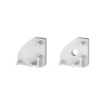 Set of grey side caps for LED profiles W3