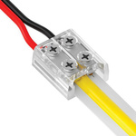 Screw connector for COB/SMD LED strips | 8mm | STRIP - WIRING