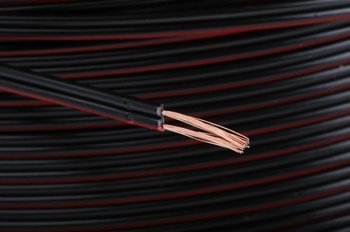 Przewód kabel 2-żyłowy do taśm LED 2x0,35mm 1mb